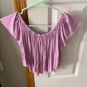 Off the shoulder top!